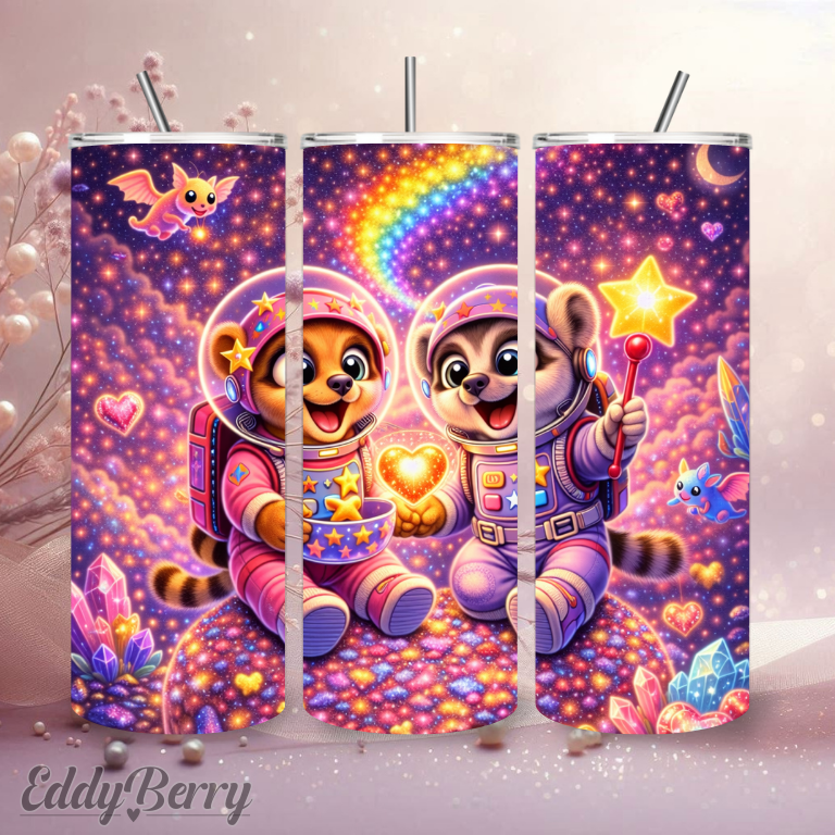 Magische Weltraumfreunde | 20oz Tumbler | personalisierbar | EddyBerry® Design