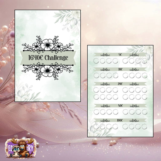 1640 € Spar-Challenge – Schlicht & stilvoll mit Blumen-Design