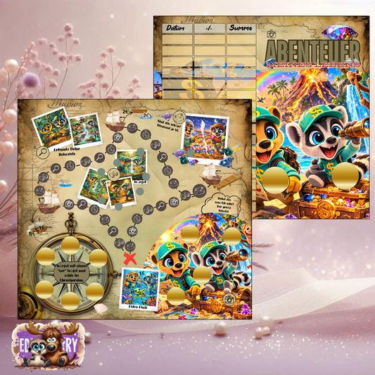 Abenteuer meines Lebens | A6 Klappkarte| EddyBerry® Design