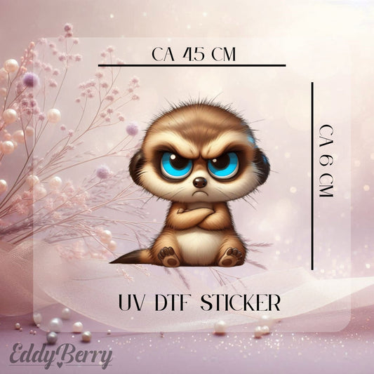 UV DTF Sticker – "Grumpy"