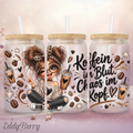 Koffein & Chaos | 16oz Glas | EddyBerry® Design