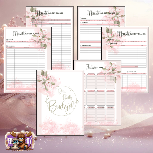 Budgetplaner Seiten | Abheftbar | EddyBerry® Design