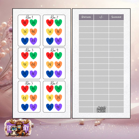 Herzbox Challenge | A6 Challenge | EddyBerry® Design