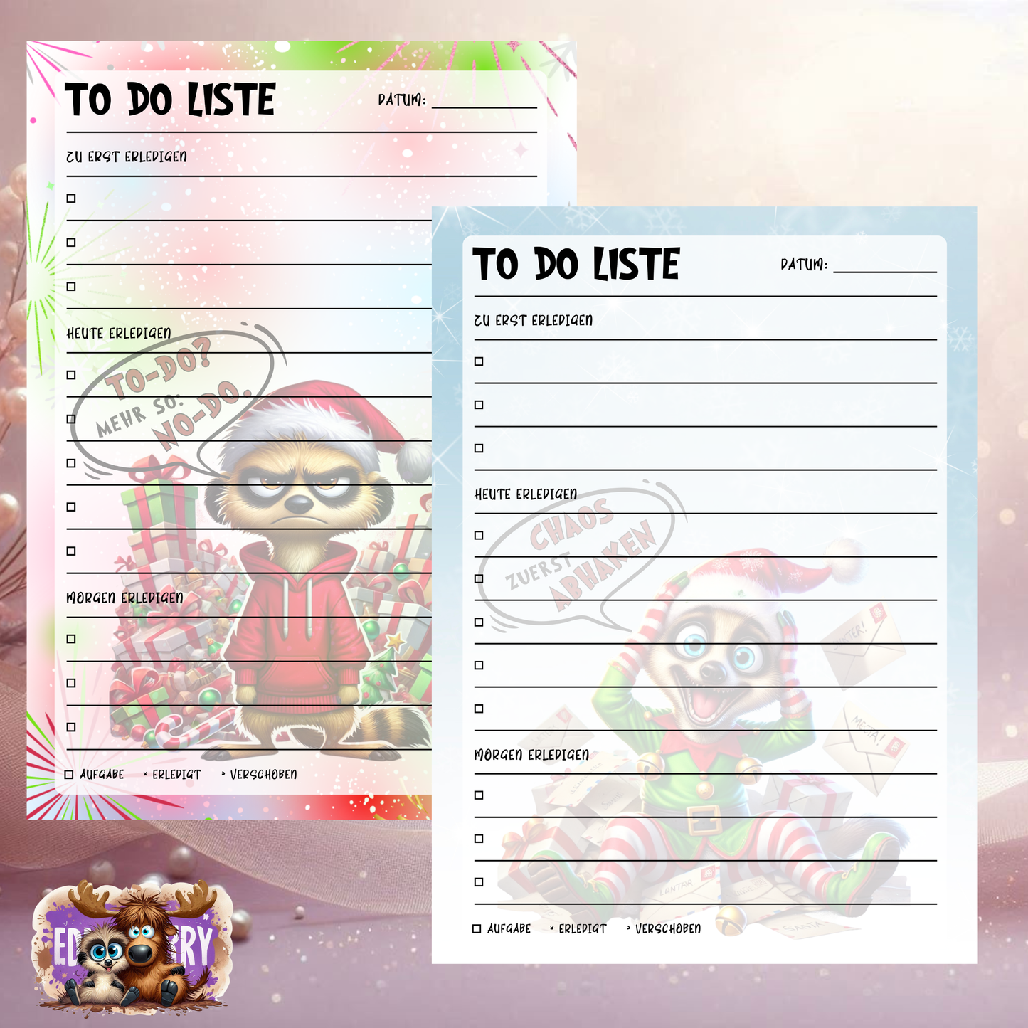 Block Adventskalender (2 Designs wählbar)