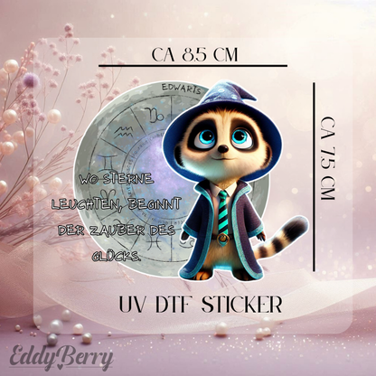 UV DTF Sticker | Wo Sterne leuchten  | 2 Größen | EddyBerry® Design