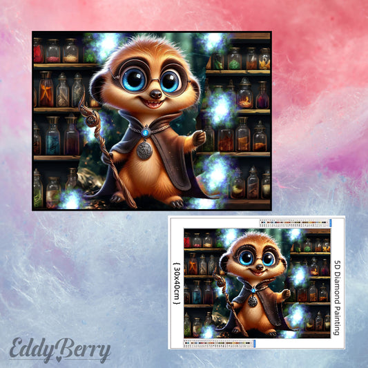 5D Diamond Painting – „Eddy EDWORTS“ (30x40 cm)