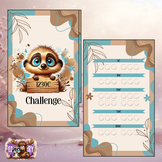 1230 € Challenge mit Eddy – Dein Sparziel auf süße Weise erreichen!