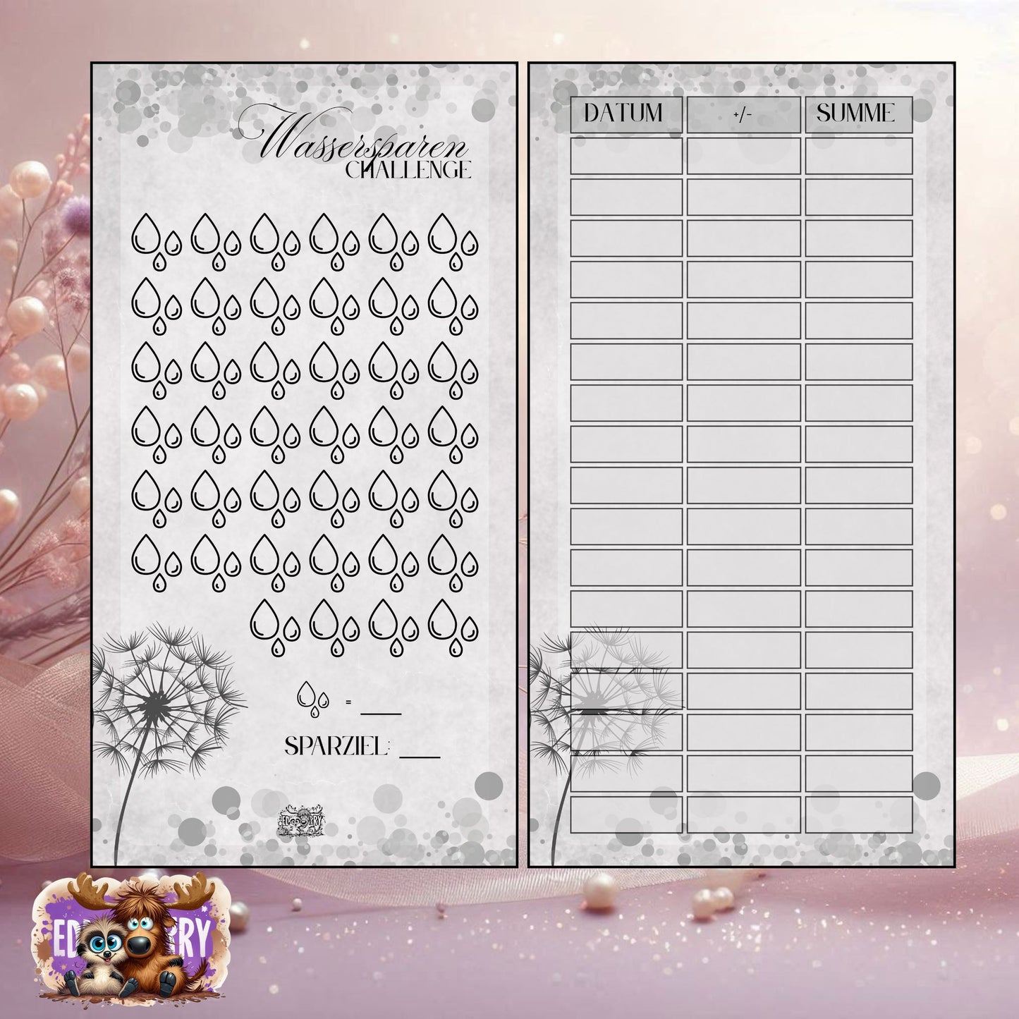 Wassersparen - Grau - A6