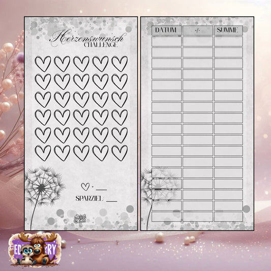 Herzenswunsch - Grau - A6