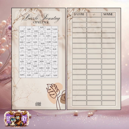 Puzzle Sonntag - Beige - A6