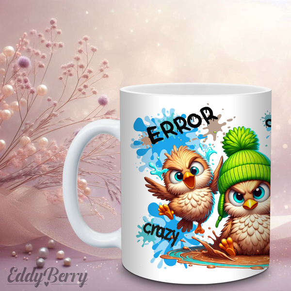 Keramikbecher mit Druck | Pitsch Patsch Klatsche | EddyBerry® Design