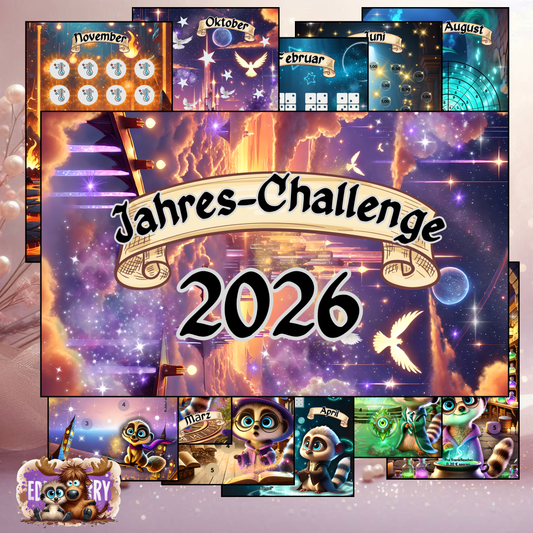 Edwarts Jahres-Challenge 2026 | A6 | EddyBerry® Design