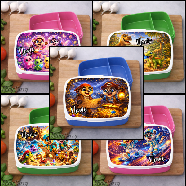 Brotdose | ver. Motive | mit oder ohne Name | EddyBerry® Design