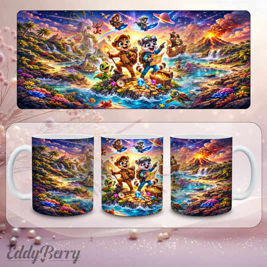 Abenteuerinsel | Limitierte Tasse | EddyBerry® Design