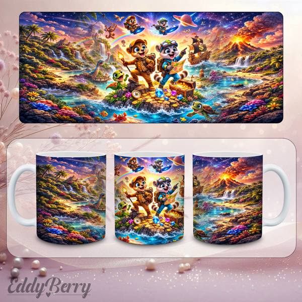 Abenteuerinsel | Limitierte Tasse | EddyBerry® Design