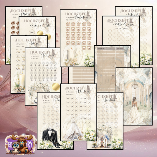 Spare für deine Hochzeit (A6 & A7) – Die ultimative Hochzeitschallenge